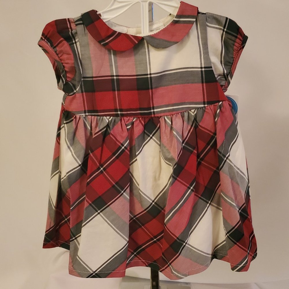 Black, Red and White Dress w/matching panties, 6-Month (Carter's)